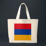 Bolso De Tela Gigante Bandera de Armenia<br><div class="desc">Bandera de Armenia</div>