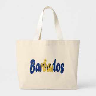 Bolso De Tela Gigante Bandera de Barbados