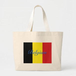 Bolso De Tela Gigante Bandera de Bélgica
