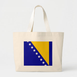 Bolso De Tela Gigante Bandera de Bosnia y Herzegovina