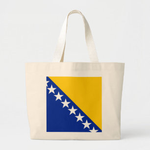 Bolso De Tela Gigante Bandera de Bosnia y Herzegovina