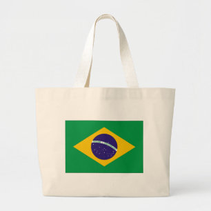 Bolso De Tela Gigante Bandera de Brasil