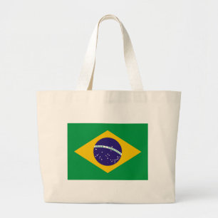 Bolso De Tela Gigante Bandera de Brasil