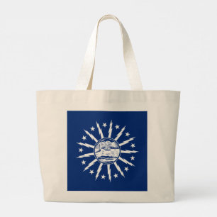 Bolso De Tela Gigante Bandera de Búfalo, Nueva York