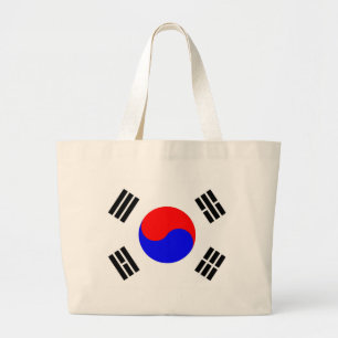 Bolso De Tela Gigante Bandera de Corea del Sur