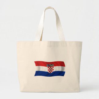 Bolso De Tela Gigante Bandera de Croacia