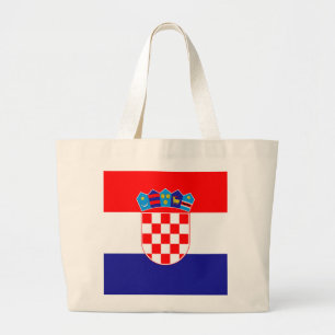 Bolso De Tela Gigante Bandera de Croacia
