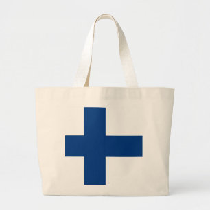 Bolso De Tela Gigante Bandera de Finlandia