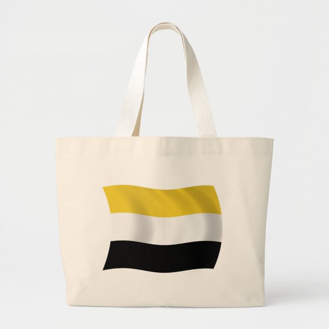 Bolso De Tela Gigante Bandera de Garifuna Tote Bag (Frente)