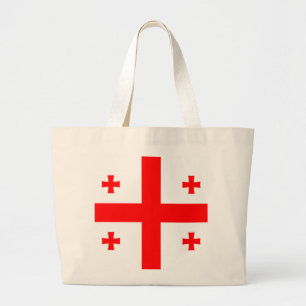 Bolso De Tela Gigante Bandera de Georgia