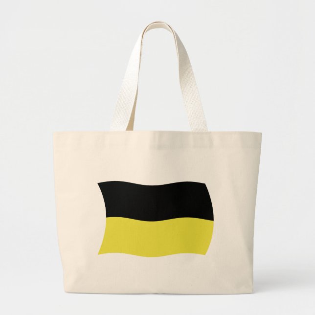 Bolso De Tela Gigante Bandera de Kashubianos Tote Bag (Frente)