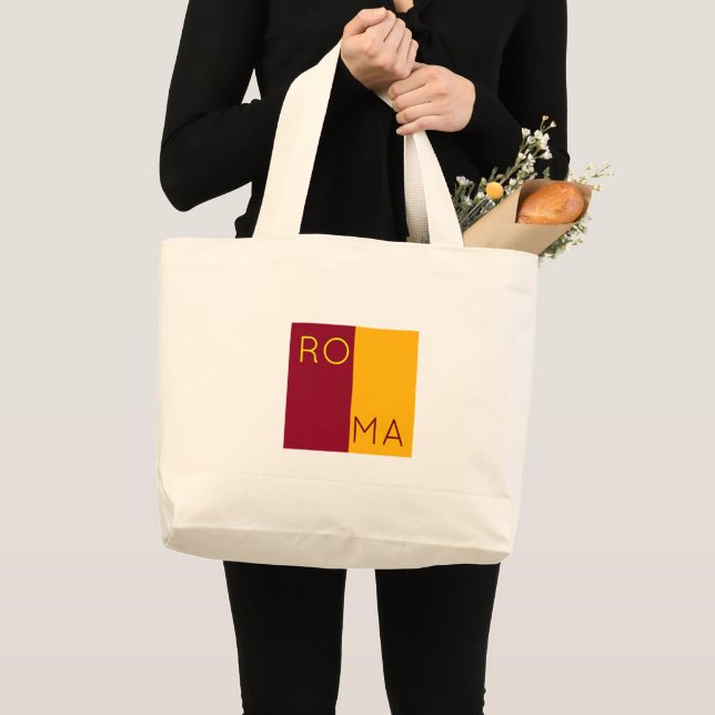 Bolso De Tela Gigante Bandera de la ciudad de Roma, Italia (Anverso (producto))