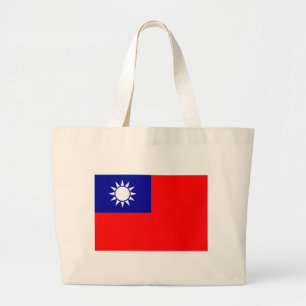 Bolso De Tela Gigante Bandera de la República de China (Taiwán) - 中