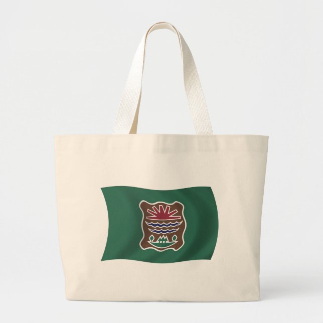 Bolso De Tela Gigante Bandera de la tribu Abenaki Tote Bag (Frente)