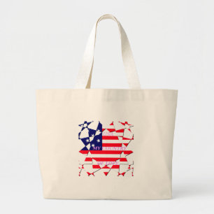 Bolso De Tela Gigante Bandera de los Estados Unidos de América