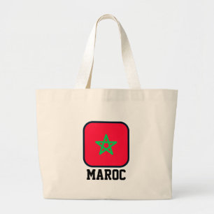 Bolso De Tela Gigante Bandera de Marruecos