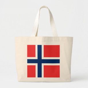 Bolso De Tela Gigante Bandera de Noruega