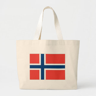 Bolso De Tela Gigante Bandera de Noruega