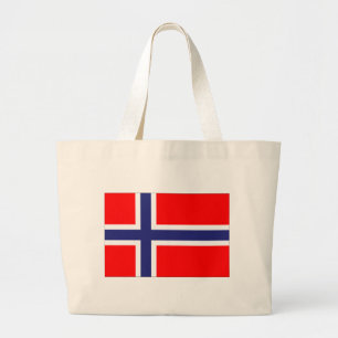Bolso De Tela Gigante Bandera de Noruega