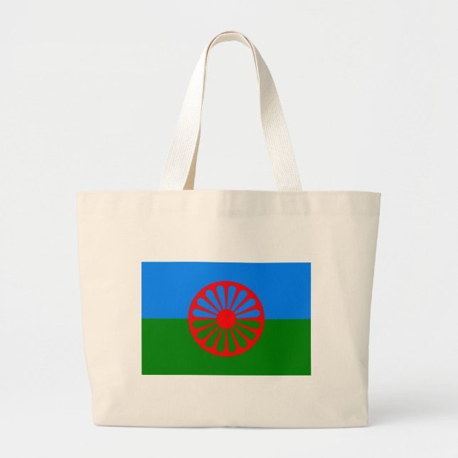 Bolso De Tela Gigante Bandera de Roma (bandera Romani) (Frente)