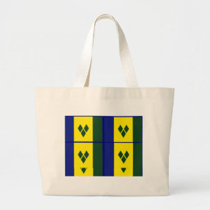 Bolso De Tela Gigante Bandera de San Vicente