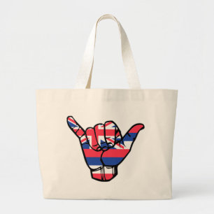 Bolso De Tela Gigante Bandera de Shaka Hawaii