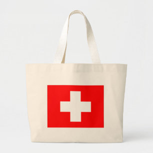 Bolso De Tela Gigante Bandera de Suiza