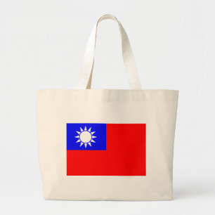 Bolso De Tela Gigante Bandera de Taiwán
