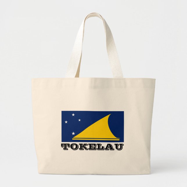 Bolso De Tela Gigante Bandera de Tokelau (Frente)