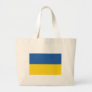Bolso De Tela Gigante Bandera de Ucrania Botón Tote Bag