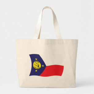 Bolso De Tela Gigante Bandera de Wake Island Tote Bag