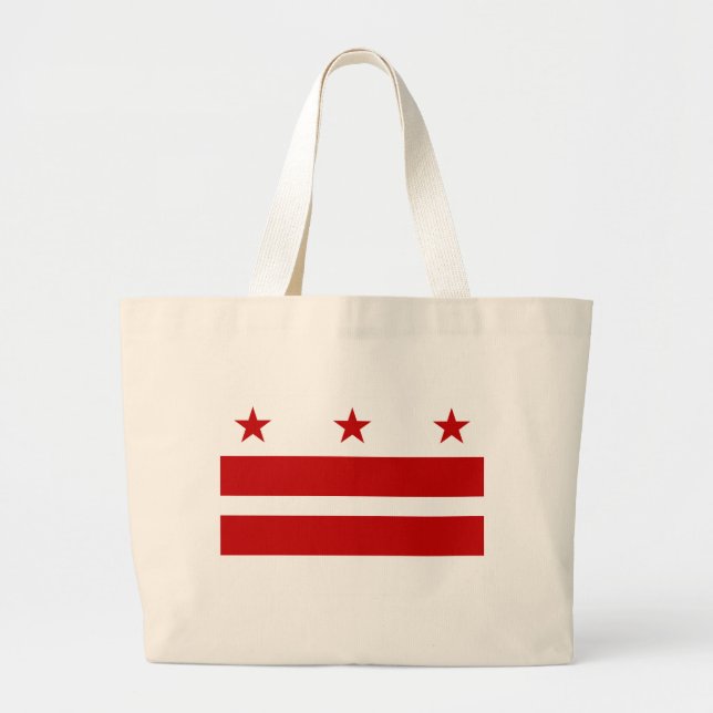 Bolso De Tela Gigante Bandera de Washington DC (Frente)