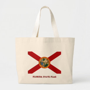 Bolso De Tela Gigante Bandera del estado de Florida
