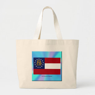 Bolso De Tela Gigante Bandera del Estado de Georgia
