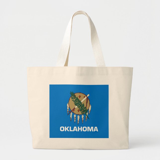 Bolso De Tela Gigante Bandera del estado de Oklahoma (Frente)