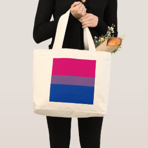 Bolso De Tela Gigante Bandera del Orgullo Bisexual de SlipperyJoe lavand