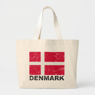 Bolso De Tela Gigante Bandera del vintage de Dinamarca