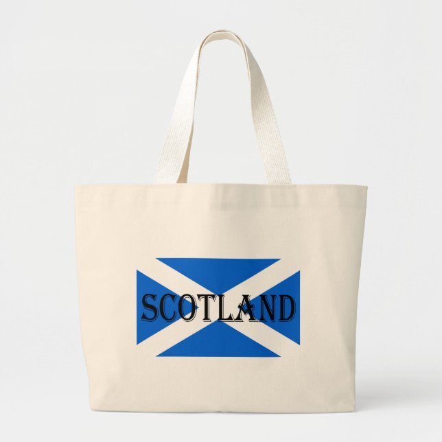 Bolso De Tela Gigante Bandera escocesa Scotland jtcn (Frente)