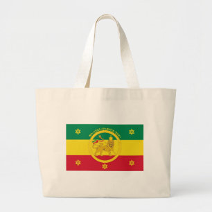 Bolso De Tela Gigante Bandera imperial etíope - reinado de Haile