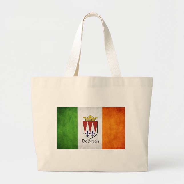 Bolso De Tela Gigante Bandera irlandesa DeBryan (Frente)