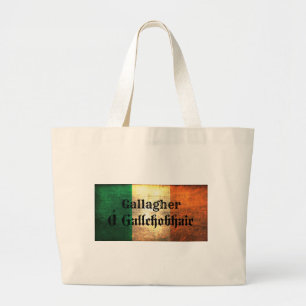 Bolso De Tela Gigante Bandera irlandesa Gallagher