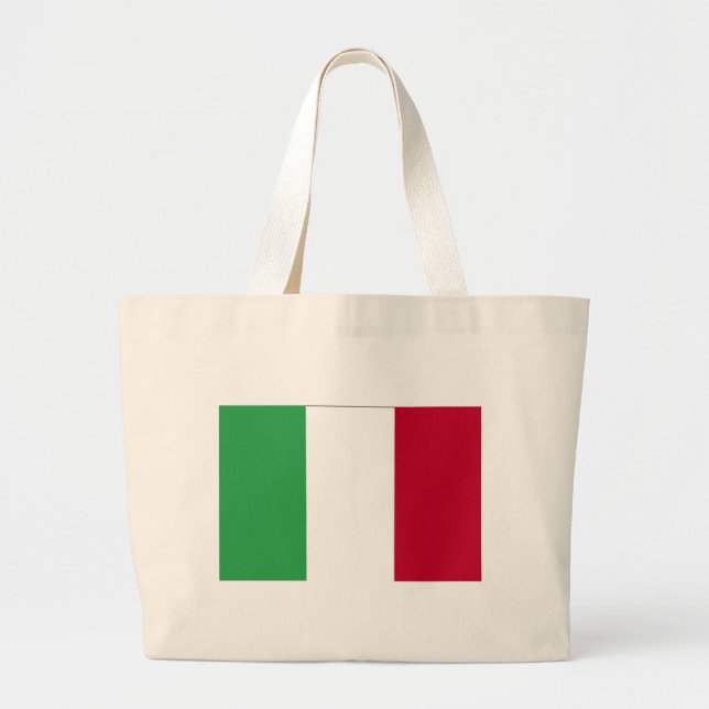 BOLSO DE TELA GIGANTE BANDERA ITALIANA (Frente)
