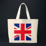 Bolso De Tela Gigante Bandera Jack Union del Reino Unido<br><div class="desc">Bandera Jack Union del Reino Unido</div>