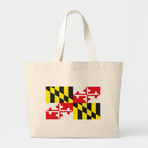Bolso De Tela Gigante Bandera Maryland Tote Bag