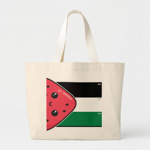 Bolso De Tela Gigante Bandera palestina linda con Palestina sin sandía