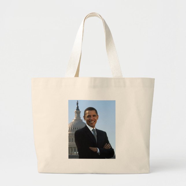 Bolso De Tela Gigante Barack Obama (Frente)