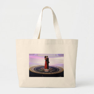Bolso De Tela Gigante Barack y Michelle Obama
