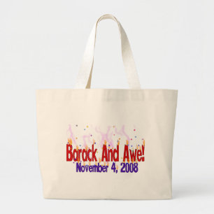 Bolso De Tela Gigante Barack y temor