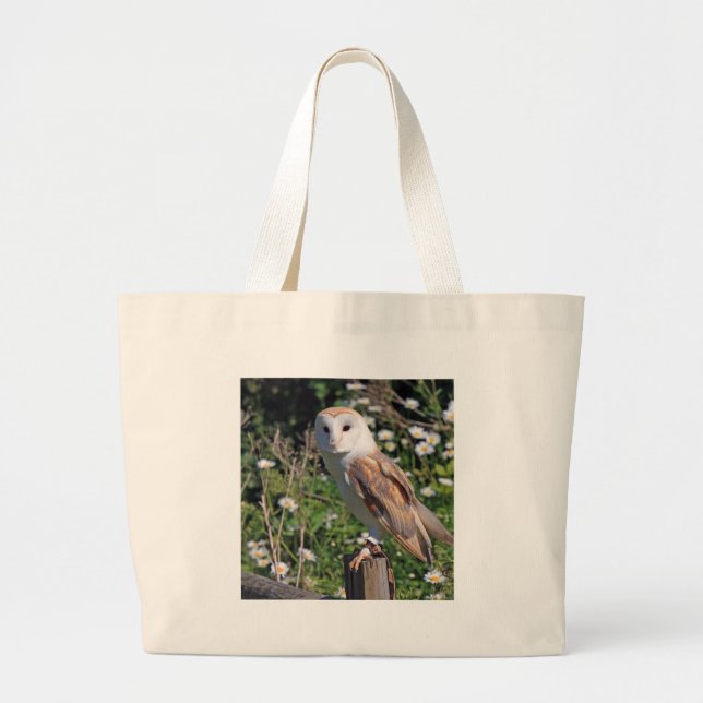 Bolso De Tela Gigante Barn Owl (Frente)