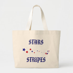 Bolso De Tela Gigante Barras y estrellas Parachuter